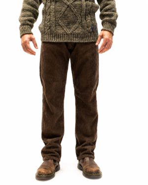 PANTALON DE PANA RIBSTOCK MARRÓN